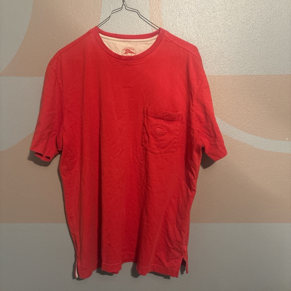 Tommy Bahama Red Short Sleeve Tee